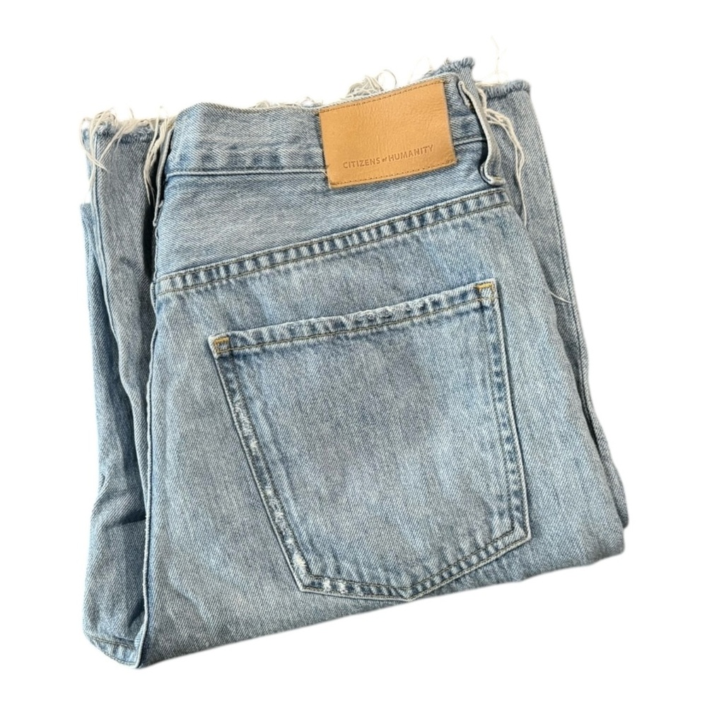 Citizens of Humanity ANNINA Wide Leg Jeans Women size 27 High Rise Button Fly